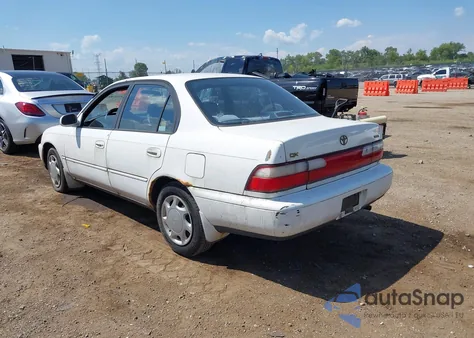1997 Toyota Corolla Dx из США, поврежденный, VIN 1NXBB02E3VZ650089